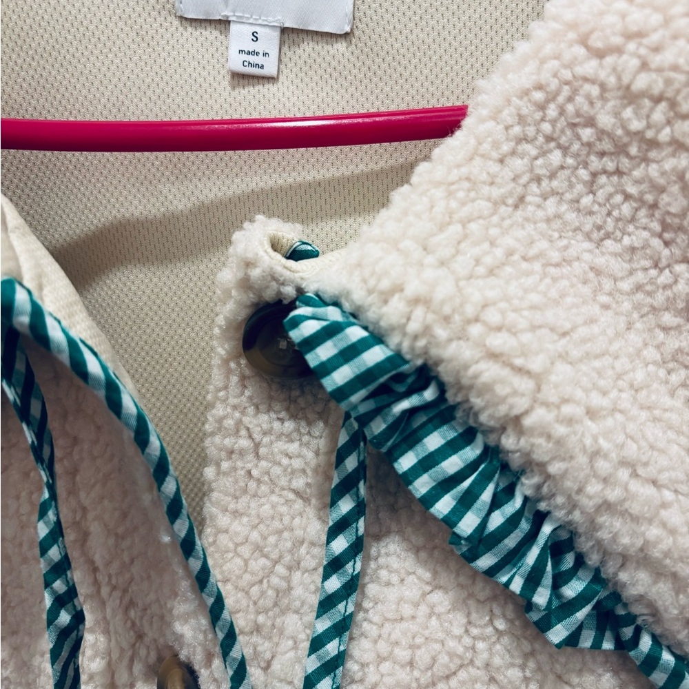 Things Between - Thea Jacket - Cream/Green - Picture 5 of 5
